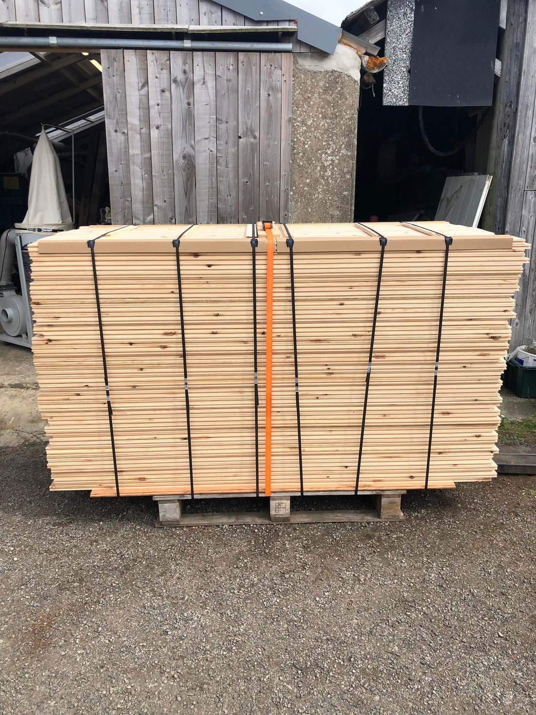 Redwood Pine Flooring Sent Out For Shepherd’s Huts!