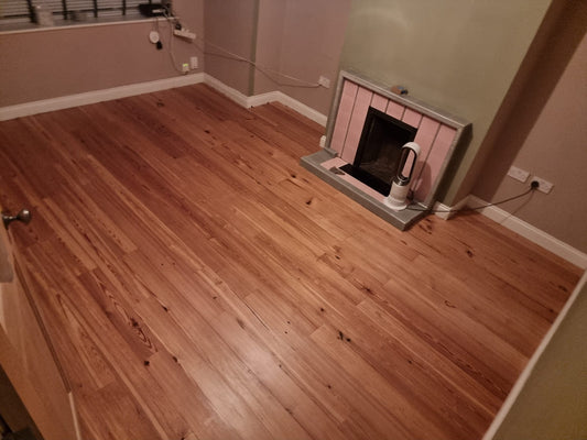 Another Happy Customer: Reclaimed Pitch Pine Flooring in Cheadle Hulme