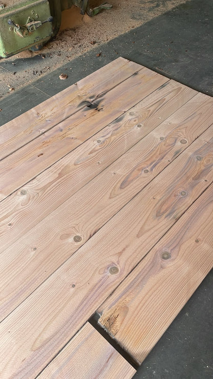 Reclaimed Douglas Fir Flooring - 220mm